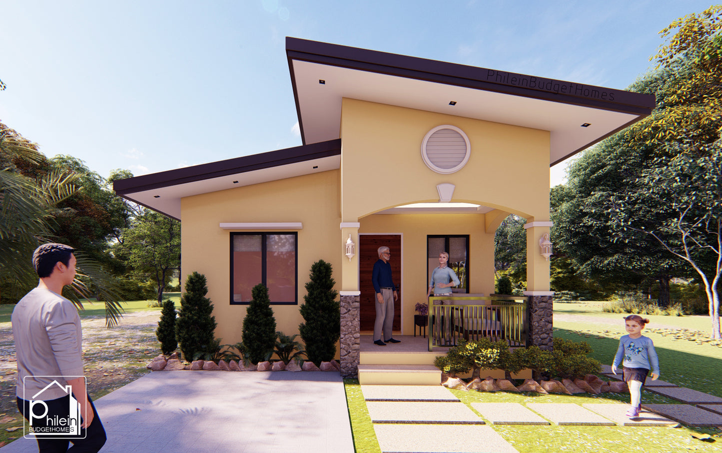 Hyacinth Basic Kit | 49 sqm Two Bedroom House with Loft Floor Plan (Digital Download)