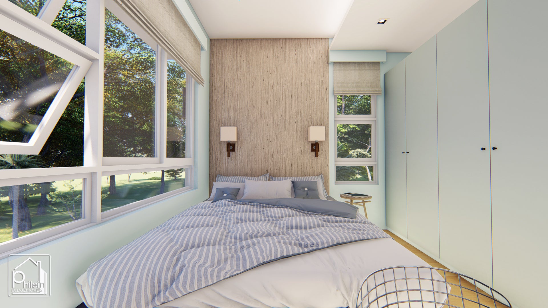 Carnation Basic Kit | 4 x 7m Three Bedrooms Small House Design Floor Plan (DIGITAL DOWNLOAD)