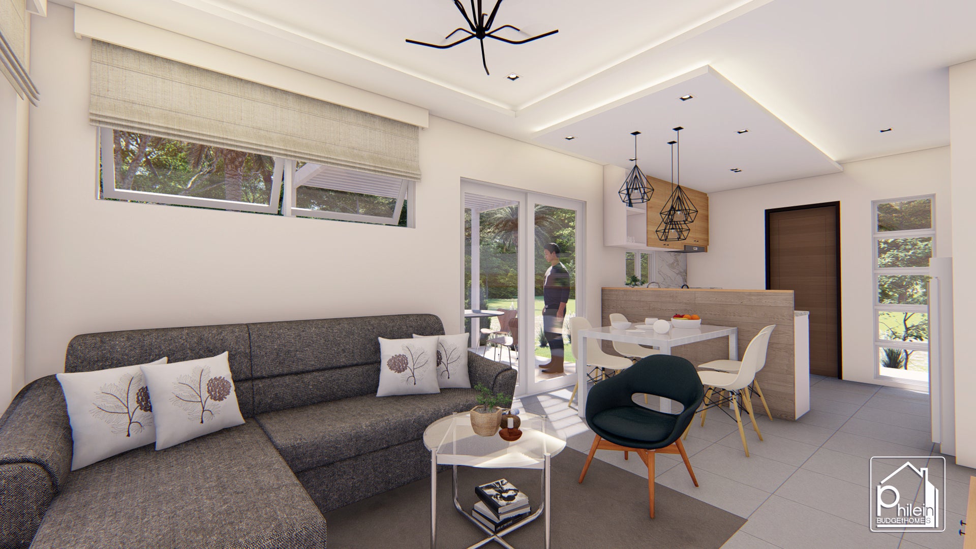 Carnation Basic Kit | 4 x 7m Three Bedrooms Small House Design Floor Plan (DIGITAL DOWNLOAD)