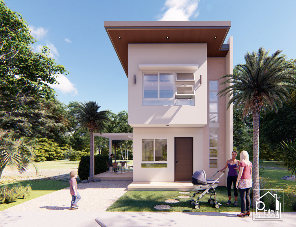 Carnation Basic Kit | 4 x 7m Three Bedrooms Small House Design Floor Plan (DIGITAL DOWNLOAD)