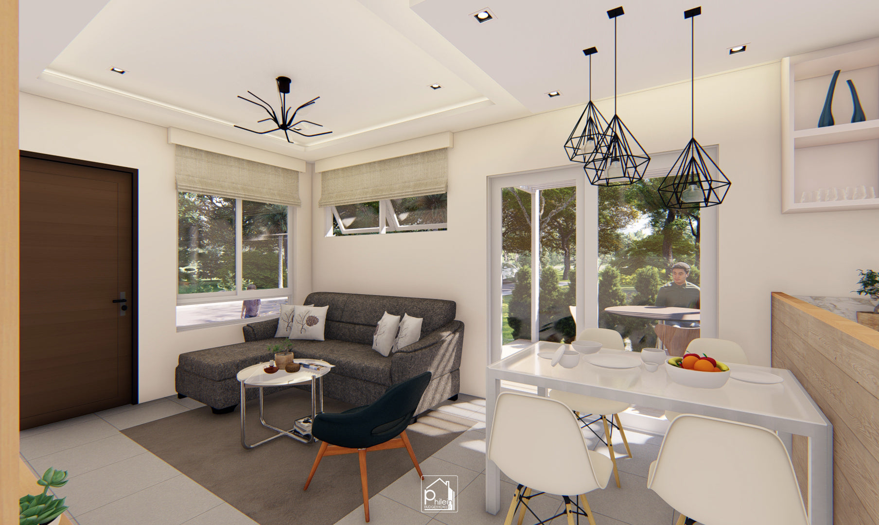 Carnation Basic Kit | 4 x 7m Three Bedrooms Small House Design Floor Plan (DIGITAL DOWNLOAD)