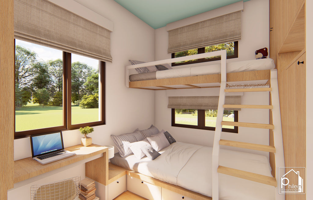 Freesia Basic Kit | 5 x 6 meters One Bedroom Small House Plan (DIGITAL DOWNLOAD)