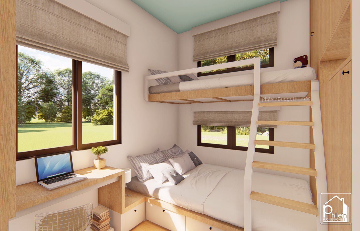 Freesia Basic Kit | 5 x 6 meters One Bedroom Small House Plan (DIGITAL DOWNLOAD)