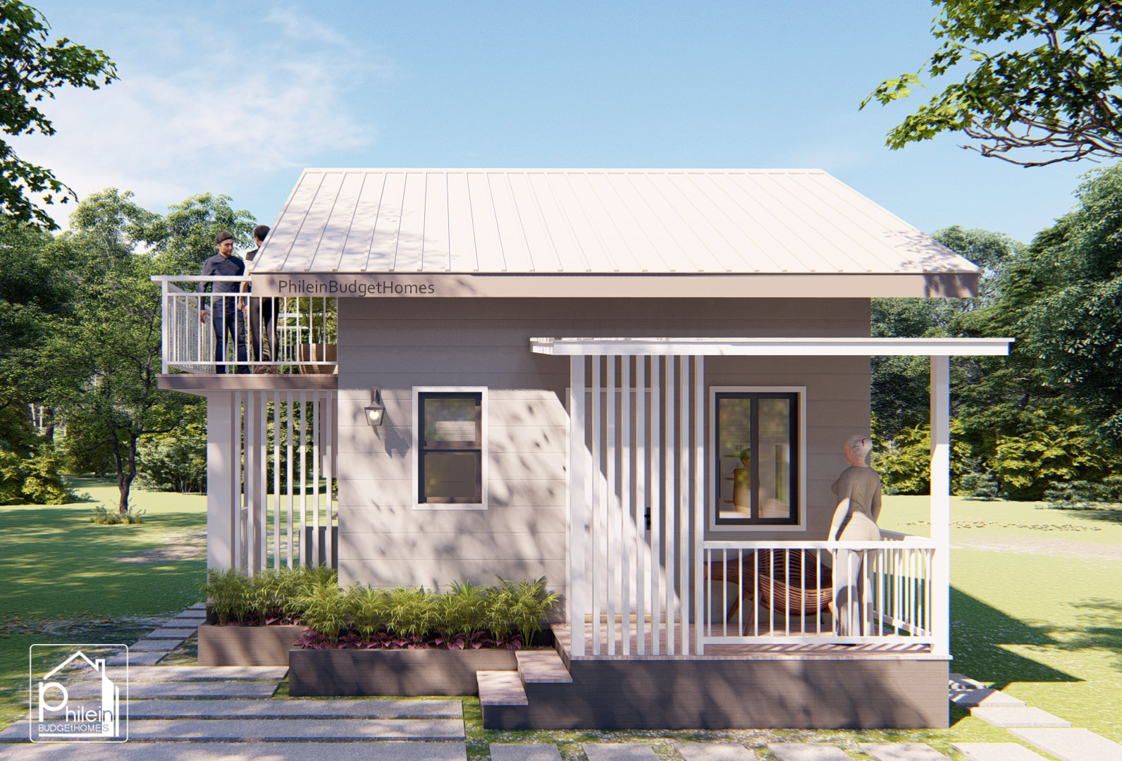 Freesia 2.0 Basic Kit | 41sqm Small House with Attic Plan (DIGITAL DOWNLOAD)