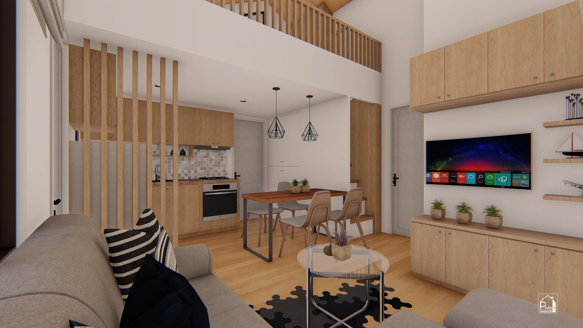 Freesia 2.0 Basic Kit | 41sqm Small House with Attic Plan (DIGITAL DOWNLOAD)