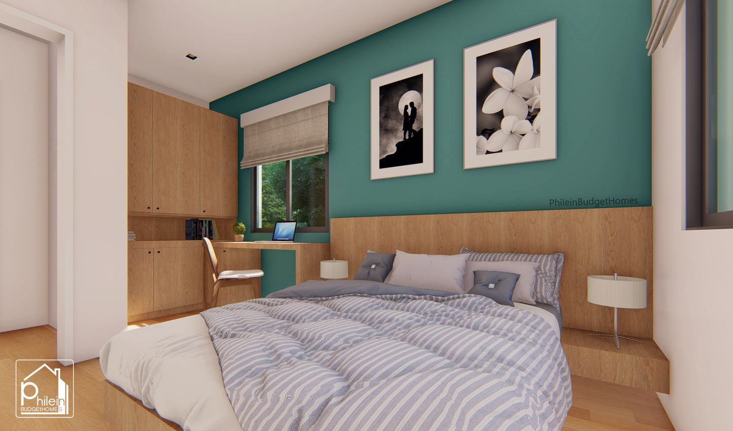 Kit d'Aménagement Anemone | Petite Maison de 36m² / 6 x 6 mètres avec Plan d'Étage et Élévations de Toit-Terrasse (TÉLÉCHARGEMENT NUMÉRIQUE)