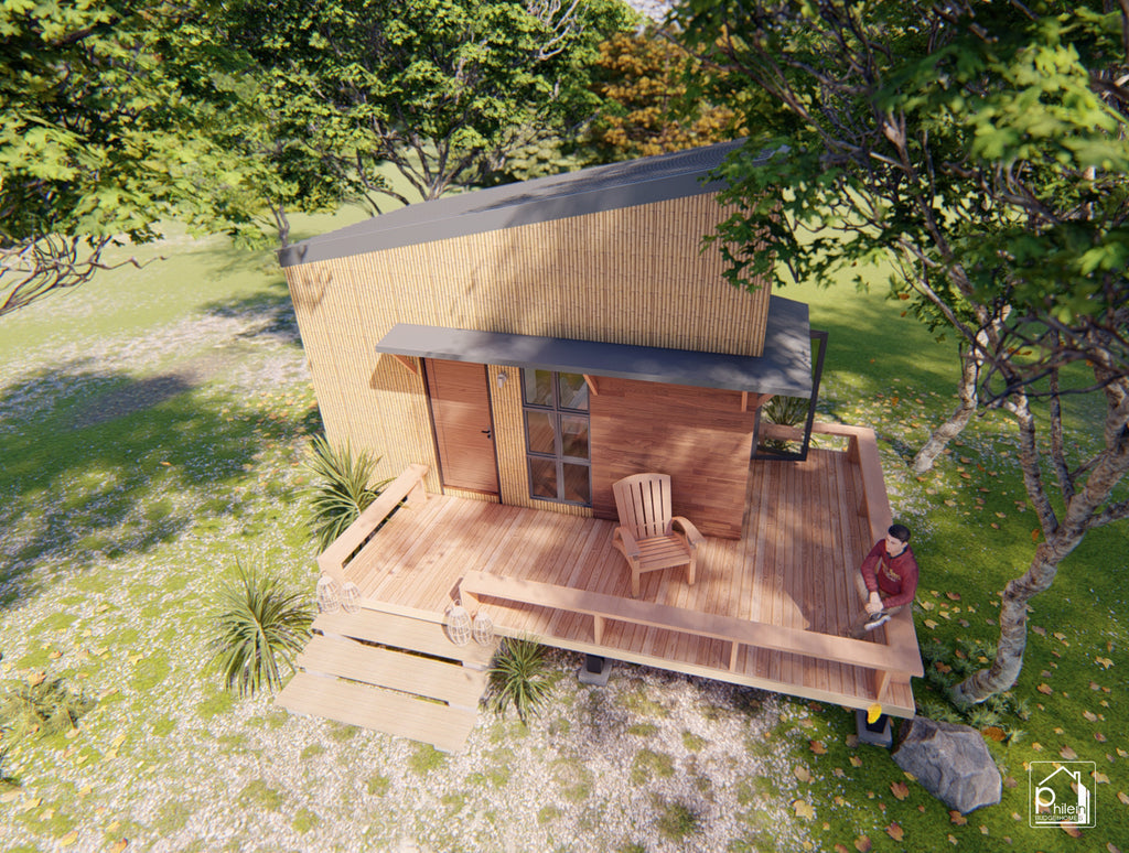 Gladiolus 2.0 Basic Kit | 24sqm Tiny House with Loft Floor Plan (DIGITAL DOWNLOAD)