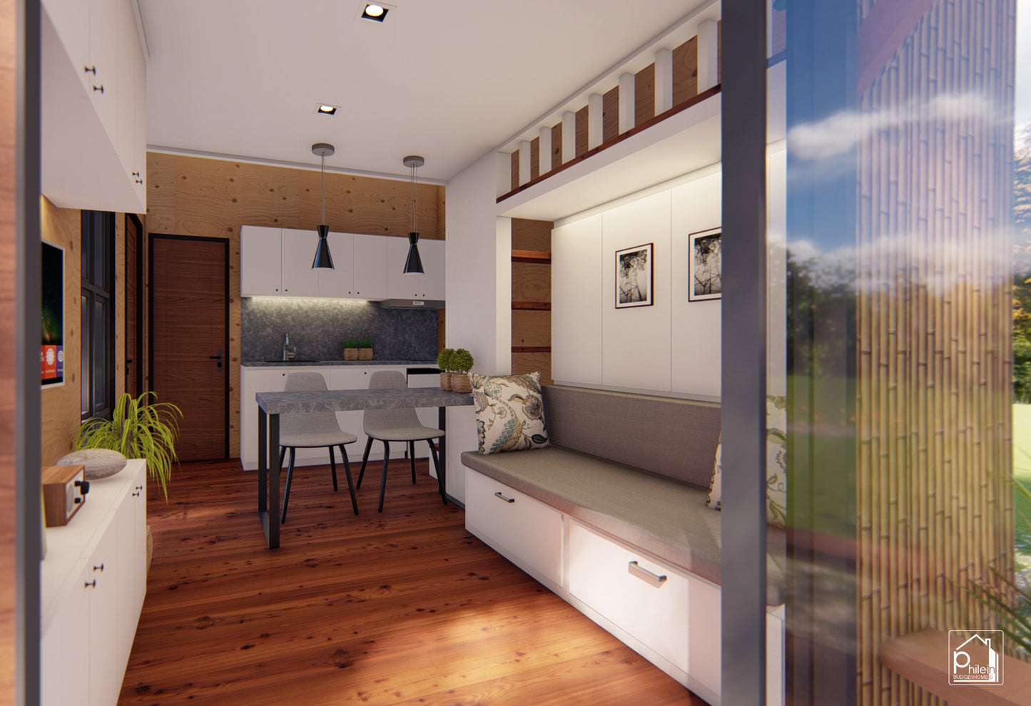 Gladiolus 2.0 Layout Kit | 24sqm Tiny House with Loft Plan & Elevations (DIGITAL DOWNLOAD)