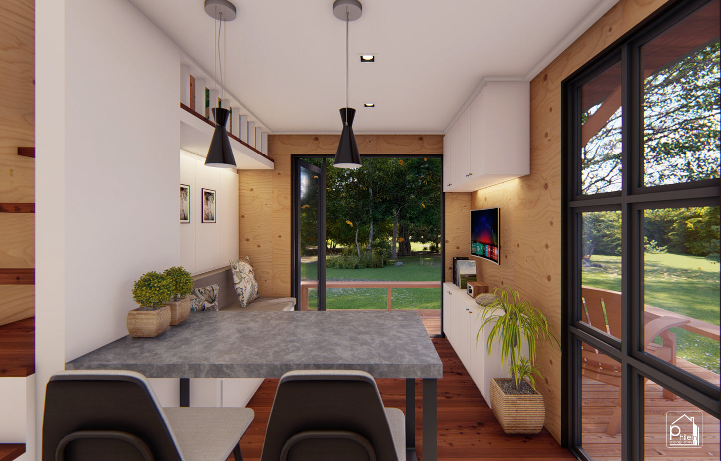 Gladiolus 2.0 Layout Kit | 24sqm Tiny House with Loft Plan & Elevations (DIGITAL DOWNLOAD)