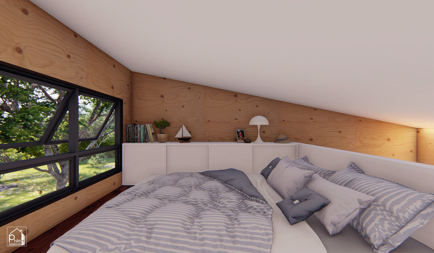 Gladiolus 2.0 Layout Kit | 24sqm Tiny House with Loft Plan & Elevations (DIGITAL DOWNLOAD)