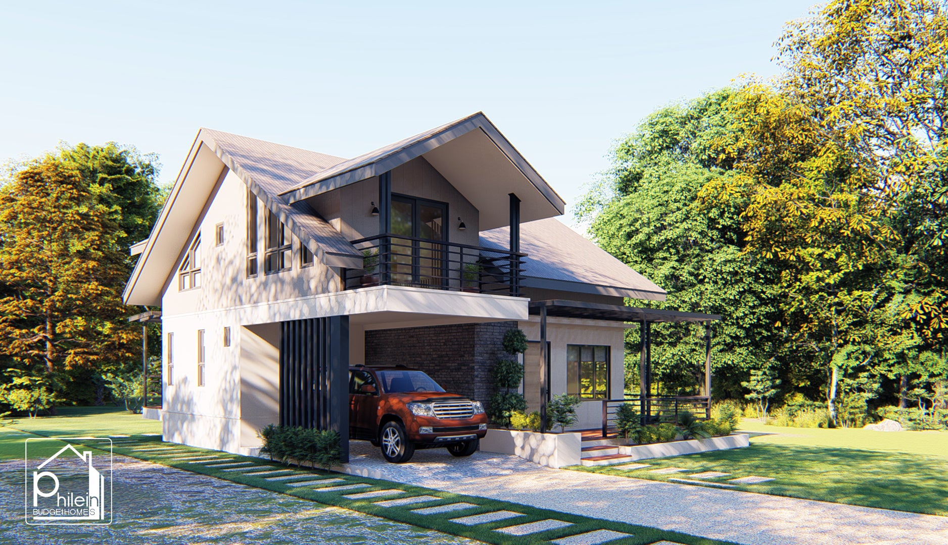 Lynx 3.0 Basic Kit | 120sqm Three Bedroom Small House with Attic Floor Plan (Digital Download)