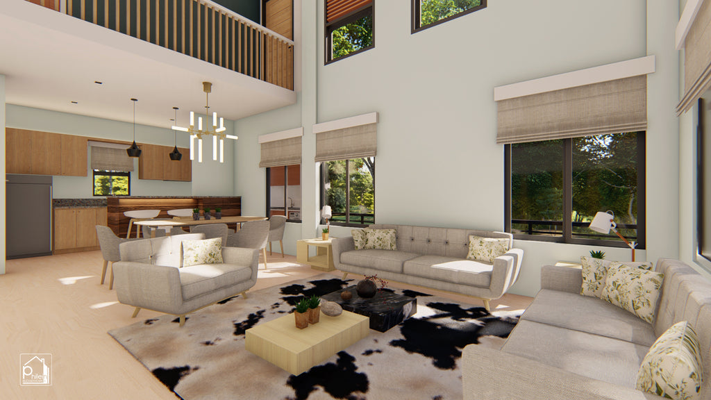 Lynx 3.0 Basic Kit | 120sqm Three Bedroom Small House with Attic Floor Plan (Digital Download)