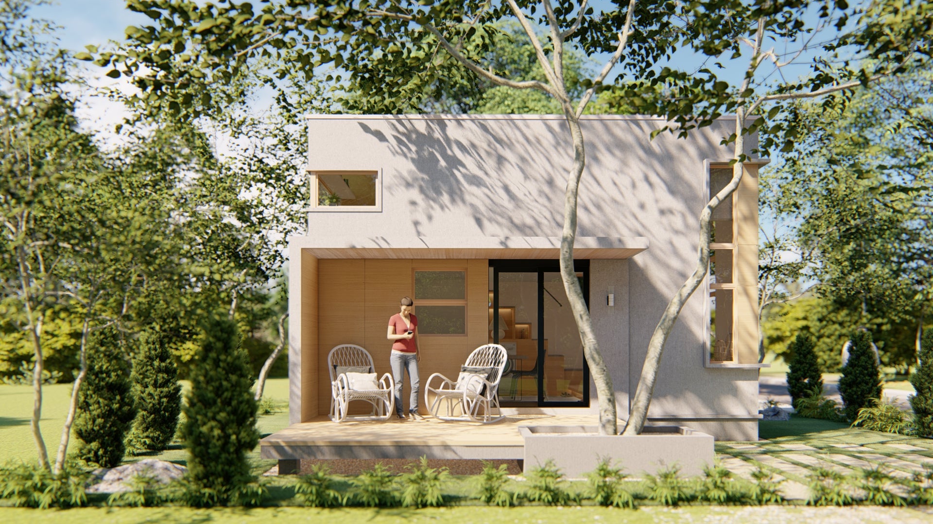 Snow Drop Basic Kit | 36sqm Modern Tiny House Design Floor Plan (Digital Download)