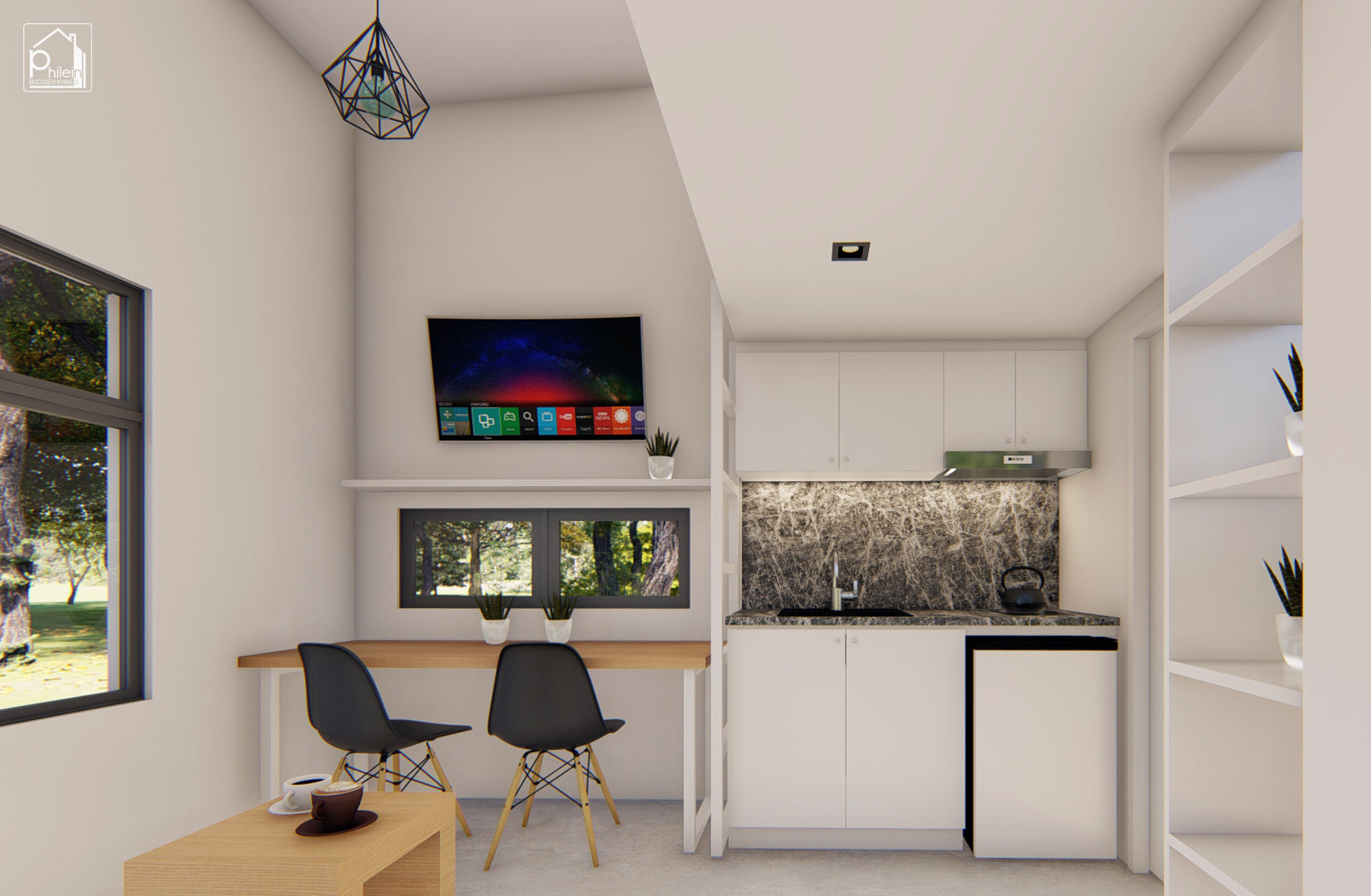 Ivy Layout Kit | 28sqm Tiny House with Loft Floor Plan & Elevations (Digital Download)