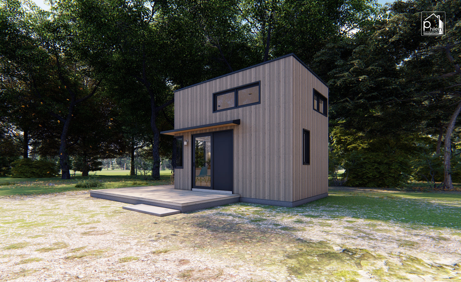 Ivy 2.0 Layout Kit | 27sqm Tiny House Design with Loft Floor Plan & Elevations (Digital Download)