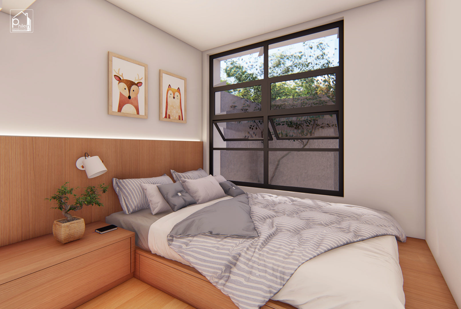 Cassia Layout Kit | 43sqm Small House Design with Loft Floor Plan & Elevations (DIGITAL DOWNLOAD)